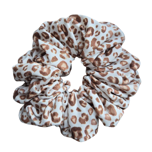 NEW - Ivory Panther Scrunchie (dark)