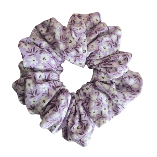 NEW - Violet Botanical Scrunchie